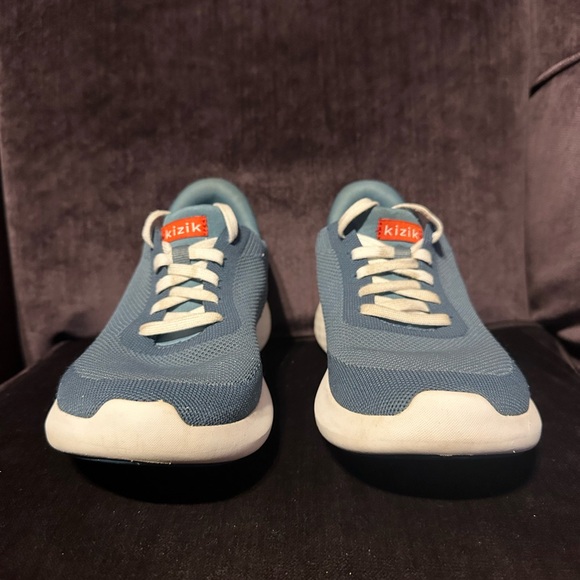 KIZIK Athens Unisex M7.5/W9 Blue White Cushioned Slip On Comfort Shoes - Picture 4 of 7